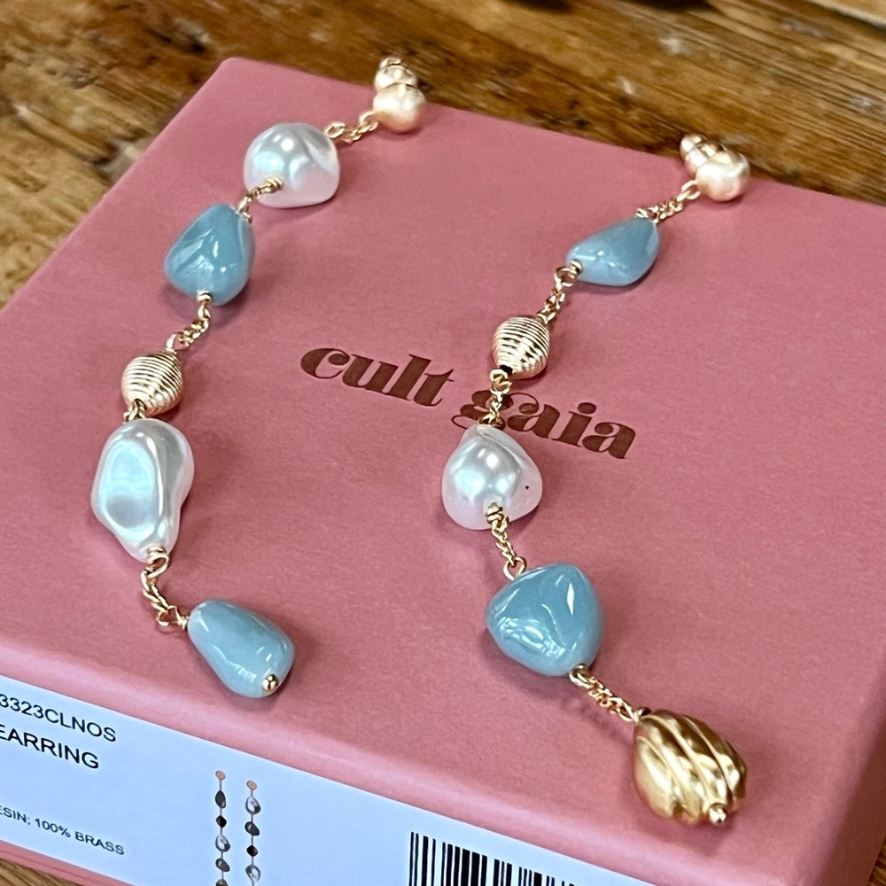 🌺🎉HP🎉🌺 NWT Cult Gaia Verona Earrings - Picture 4 of 16